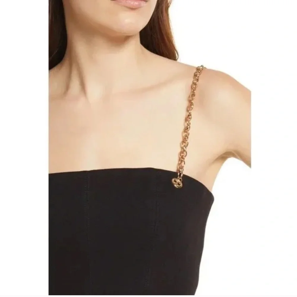 MISHA- Harli midi dress in color back US size 8 - Picture 10 of 13